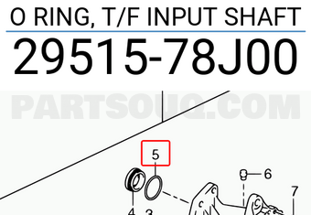 Suzuki 2951578J00 O RING, T/F INPUT SHAFT