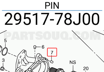 Suzuki 2951778J00 PIN