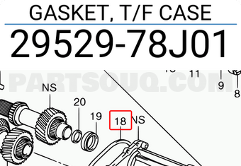 Suzuki 2952978J01 GASKET, T/F CASE