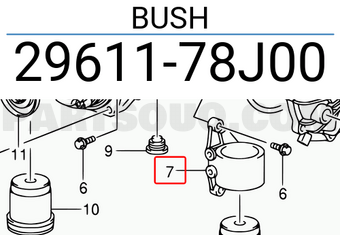 Suzuki 2961178J00 BUSH