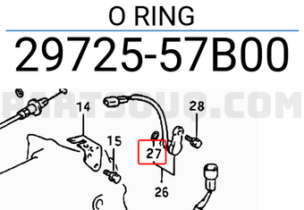 Suzuki 2972557B00 O RING