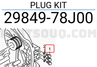 Suzuki 2984978J00 PLUG KIT