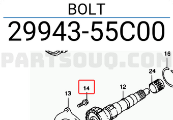 Suzuki 2994355C00 BOLT