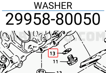 Suzuki 2995880050 WASHER