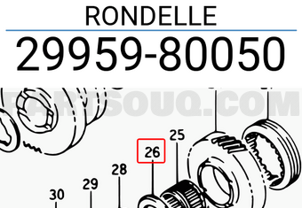 Suzuki 2995980050 RONDELLE