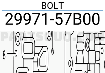 Suzuki 2997157B00 BOLT