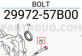Suzuki 2997257B00 BOLT