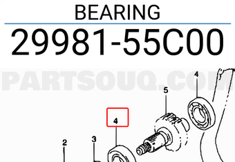 Suzuki 2998155C00 BEARING