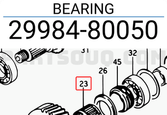 Suzuki 2998480050 BEARING