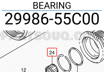 Suzuki 2998655C00 BEARING