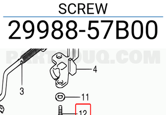 Suzuki 2998857B00 SCREW
