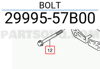 Suzuki 2999557B00 BOLT