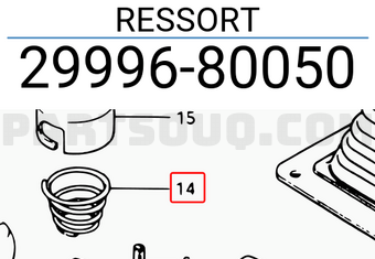 Suzuki 2999680050 RESSORT