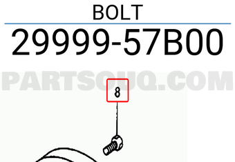 Suzuki 2999957B00 BOLT