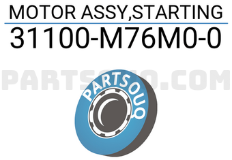 Suzuki 31100M76M00 MOTOR ASSY,STARTING