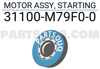 Suzuki 31100M79F00 MOTOR ASSY, STARTING