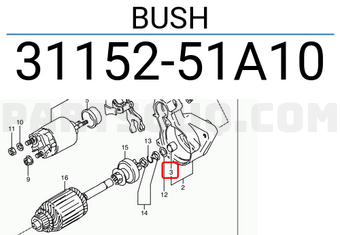 Suzuki 3115251A10 BUSH