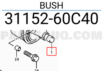 Suzuki 3115260C40 BUSH