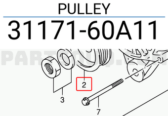 Suzuki 3117160A11 PULLEY