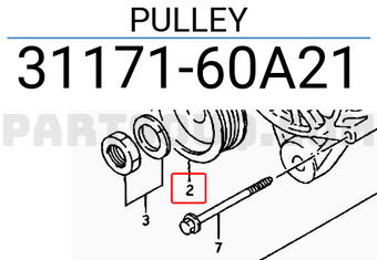 Suzuki 3117160A21 PULLEY