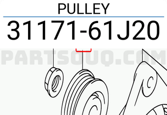 Suzuki 3117161J20 PULLEY