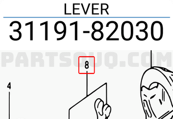 Suzuki 3119182030 LEVER