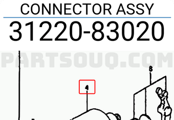 Suzuki 3122083020 CONNECTOR ASSY