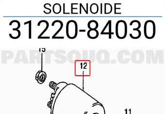 Suzuki 3122084030 SOLENOIDE