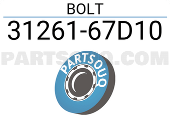 Suzuki 3126167D10 BOLT