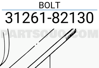 Suzuki 3126182130 BOLT