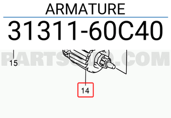 Suzuki 3131160C40 ARMATURE