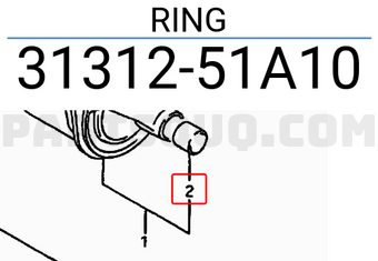 Suzuki 3131251A10 RING