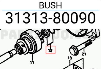Suzuki 3131380090 BUSH
