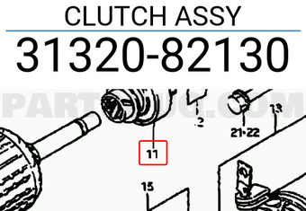 Suzuki 3132082130 CLUTCH ASSY