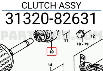 Suzuki 3132082631 CLUTCH ASSY