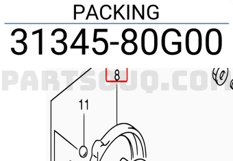 Suzuki 3134580G00 PACKING