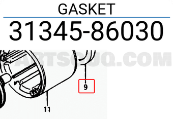 Suzuki 3134586030 GASKET