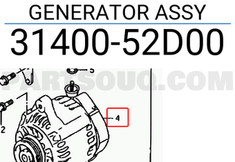 Suzuki 3140052D00 GENERATOR ASSY
