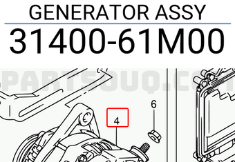 Suzuki 3140061M00 GENERATOR ASSY