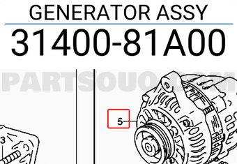 Suzuki 3140081A00 GENERATOR ASSY