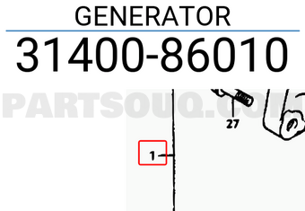 Suzuki 3140086010 GENERATOR