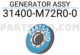 Suzuki 31400M72R00 GENERATOR ASSY