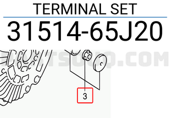 Suzuki 3151465J20 TERMINAL SET