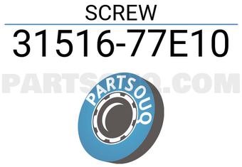 Suzuki 3151677E10 SCREW