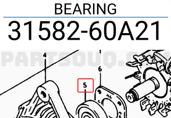 Suzuki 3158260A21 BEARING