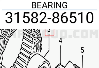 Suzuki 3158286510 BEARING