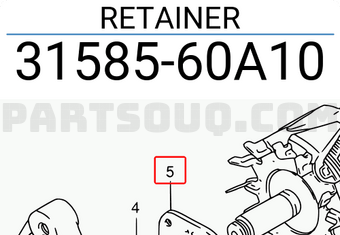 Suzuki 3158560A10 RETAINER