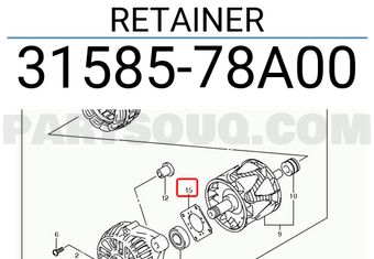 Suzuki 3158578A00 RETAINER