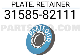 Suzuki 3158582111 PLATE, RETAINER