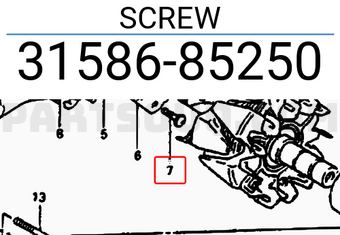 Suzuki 3158685250 SCREW